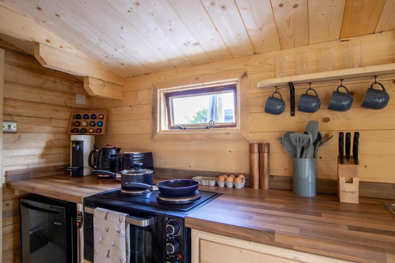 Choller Lake Lodges - Primrose Cabin With Private Hot Tub Аръндел Екстериор снимка